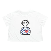 HeartMan Womens Crop Tee