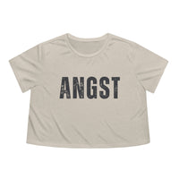 Angst Womens Crop Tee