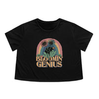 Bloomin' Genius Womens Crop Tee