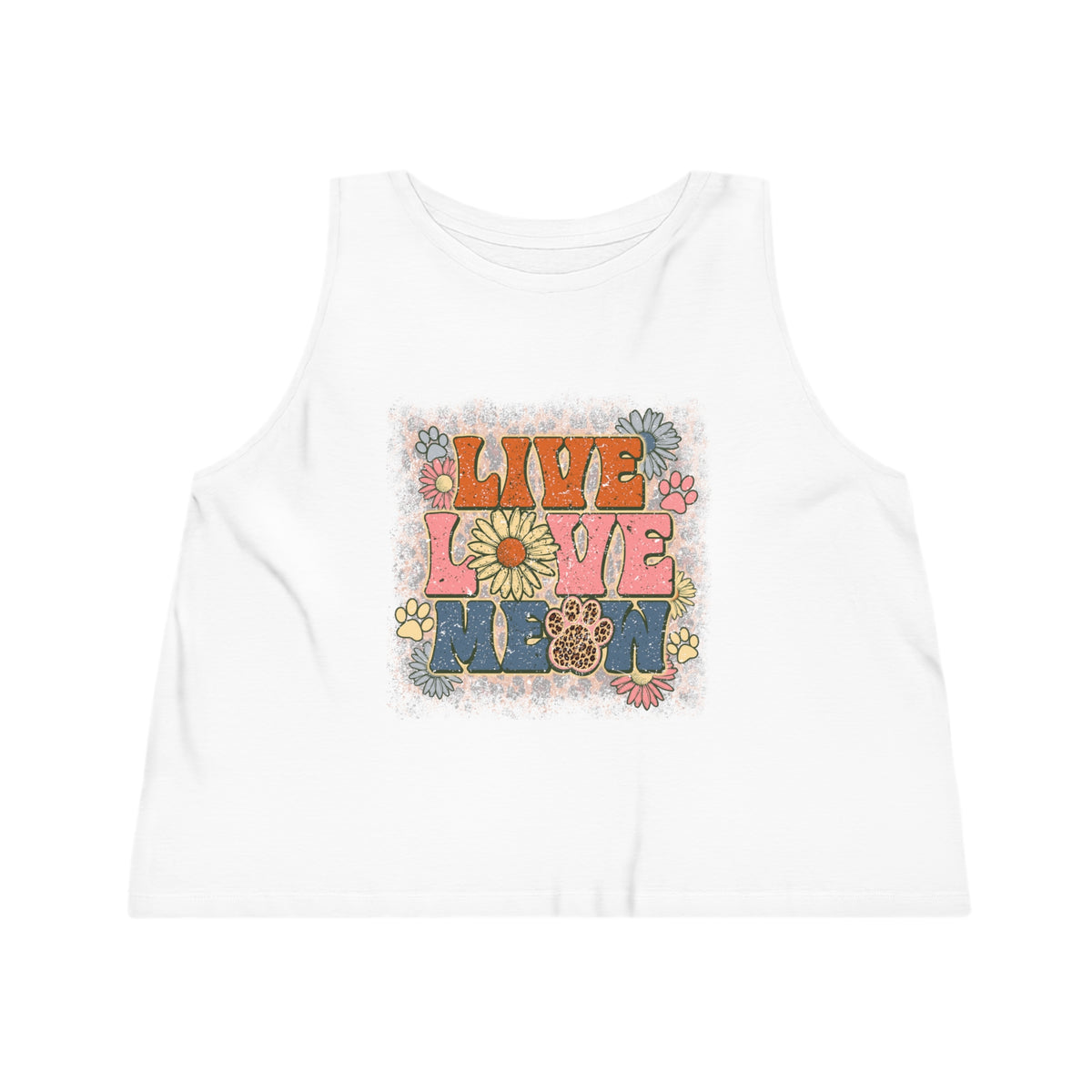 Live Life Meow Womens Tank