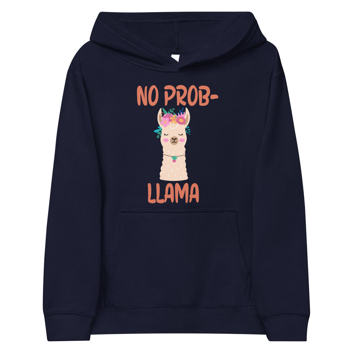 No Probllama Kids Hoodie