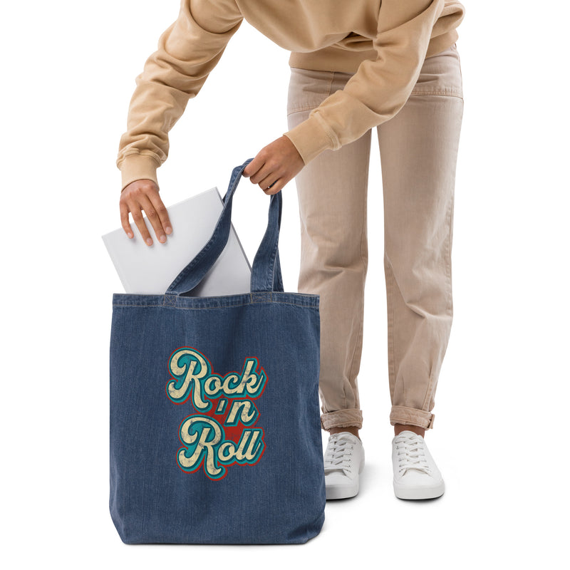 Rock 'n Roll Denim Tote