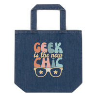 Geek Is The New Chic IV Denim Tote