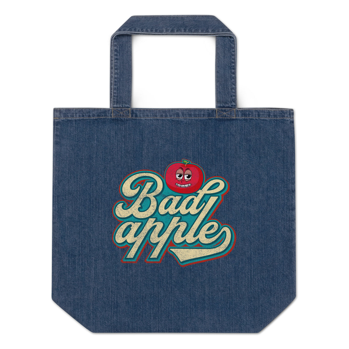 Bad Apple Denim Tote