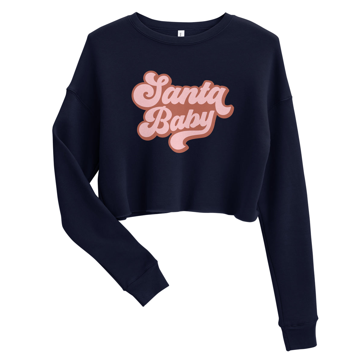 Santa Baby Crop Sweatshirt