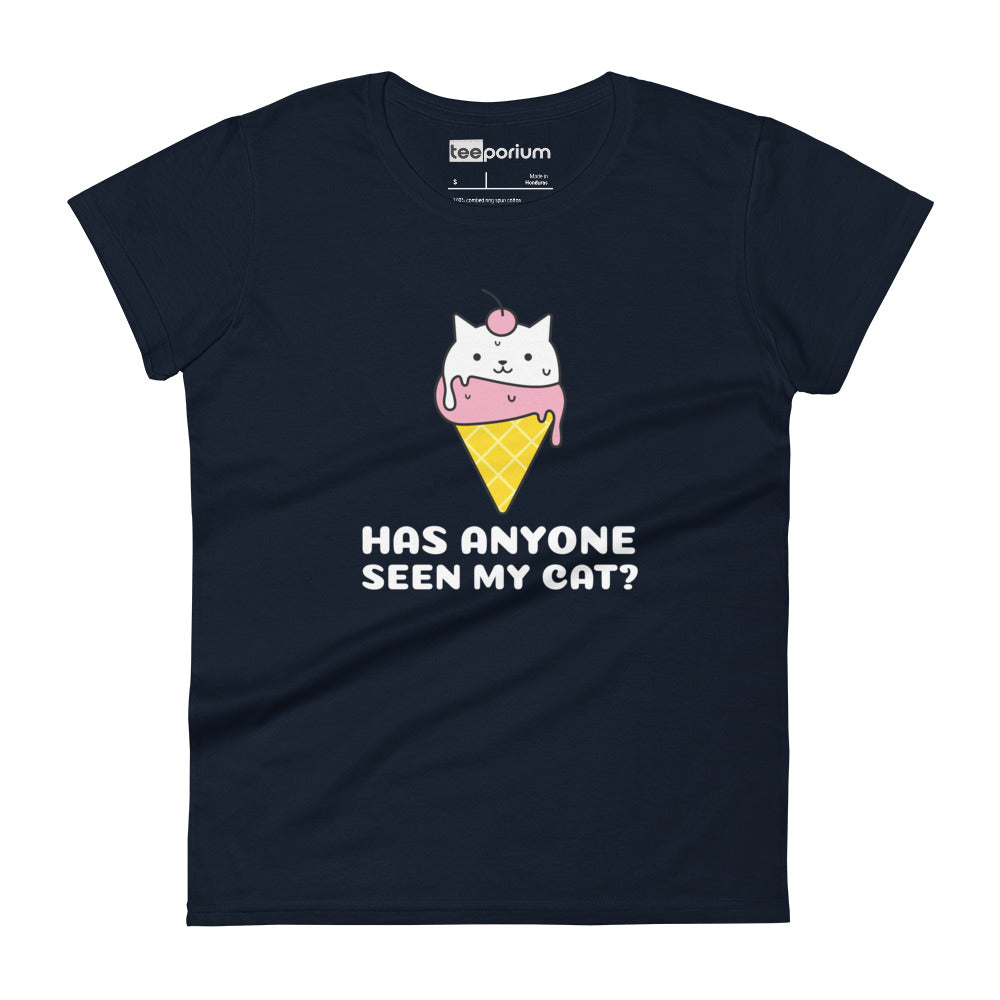 Anyone Seen My Cat? Womens Tee