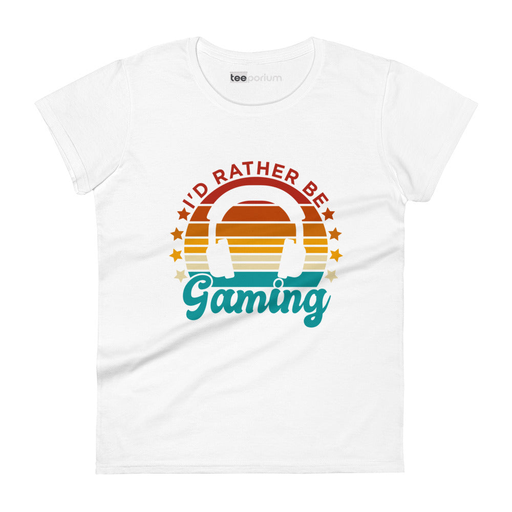 I'd Rather Be Gaming lI Womens Tee